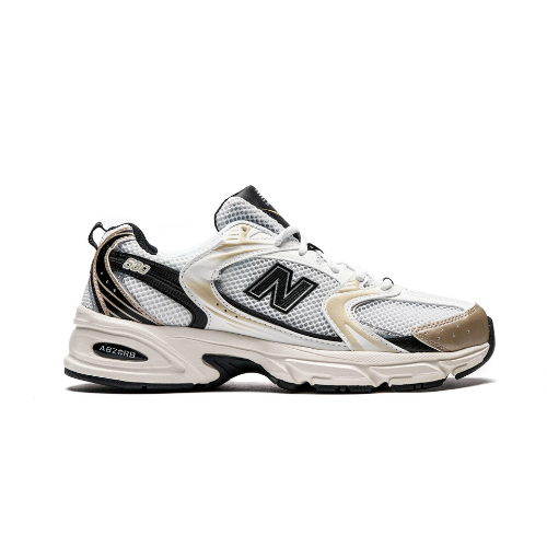New Balance 530- WHITE LIGHT GOLD METALLIC